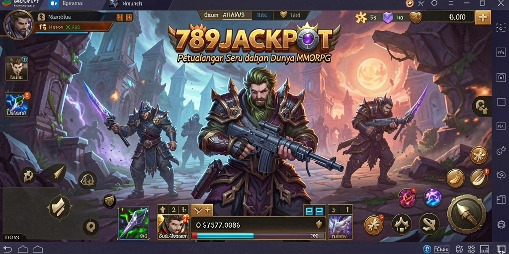 Screenshot tampilan gameplay seru dari 789JACKPOT dalam dunia MMORPG.
