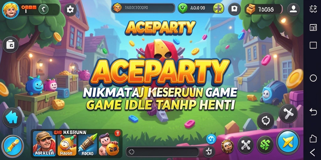 Tampilan gameplay Idle yang menarik dan menyenangkan.