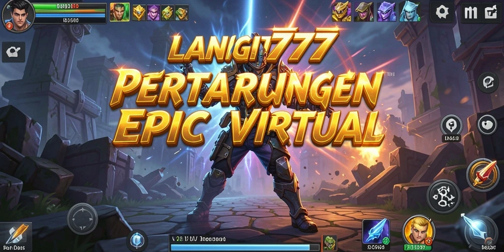 Gameplay LANGIT777 menampilkan pertarungan karakter yang epik dan mendebarkan.