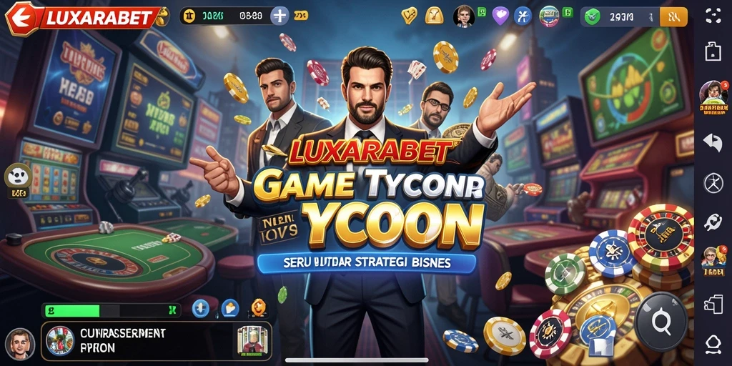 Tampilan gameplay LUXARABET dengan elemen Tycoon yang menarik