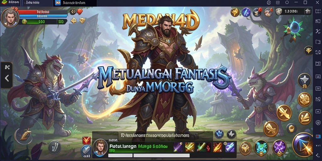Tampilan gameplay MEDAN4D yang memukau dan seru.