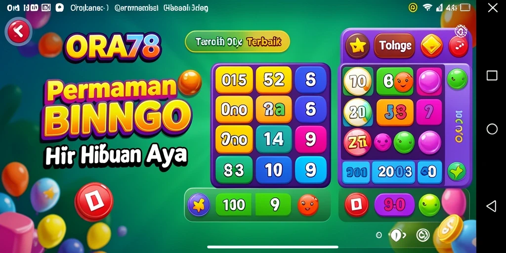 Tangkapan layar dari gameplay Bingo yang menegangkan di ORA78.