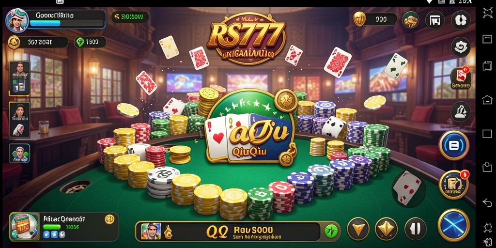 Tampilan gameplay QiuQiu yang seru di RS777.