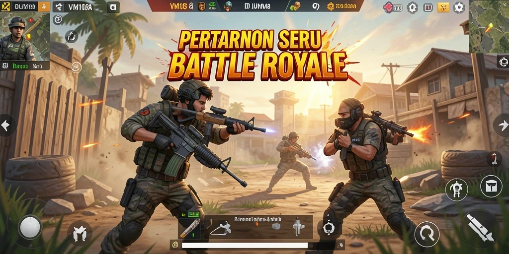 Gameplay menegangkan dalam VM108 dengan aksi Battle Royale