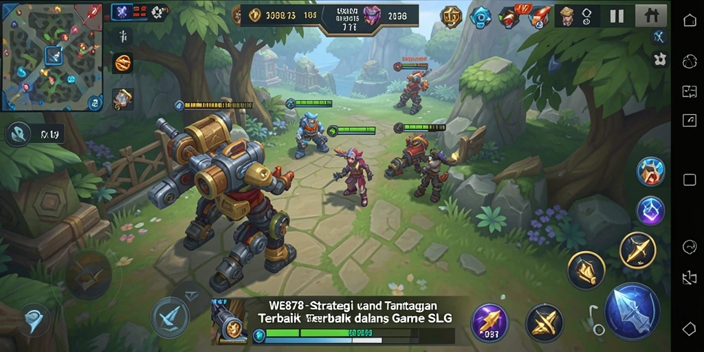 Tampilan gameplay SLG yang mendalam dan menarik dari WE878.